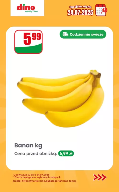 Dino - gazetka promocyjna Specjalna oferta na 24.07.2025 - promocje spoza gazetki od czwartku 24.07 do czwartku 24.07 - strona 2