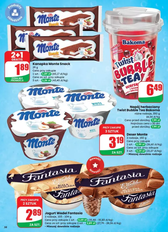 Dino - gazetka promocyjna Gazetka od środy 30.07 do wtorku 05.08 - strona 38