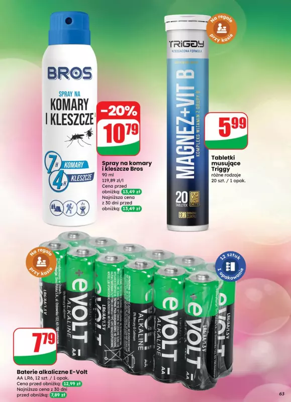 Dino - gazetka promocyjna Gazetka od środy 30.07 do wtorku 05.08 - strona 63