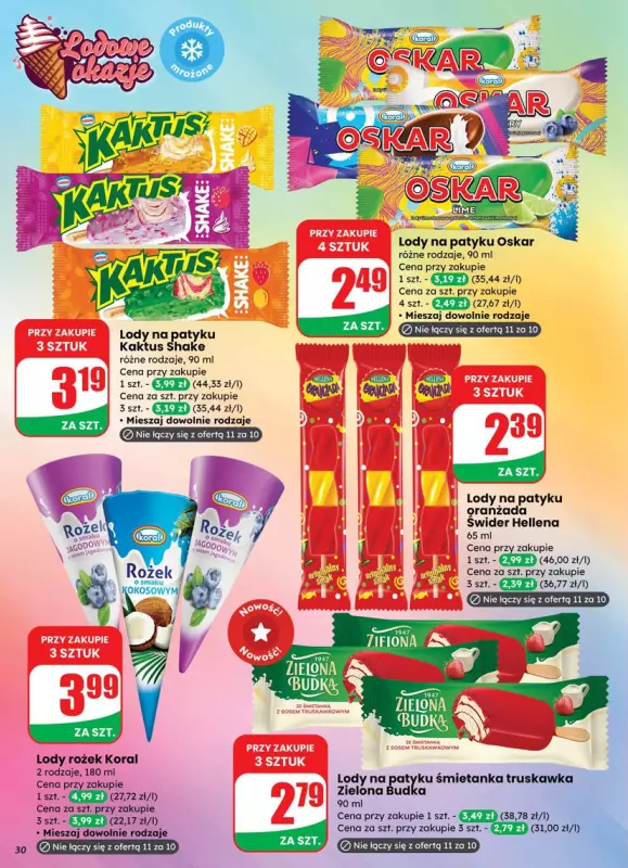Dino - gazetka promocyjna Gazetka od środy 30.07 do wtorku 05.08 - strona 30