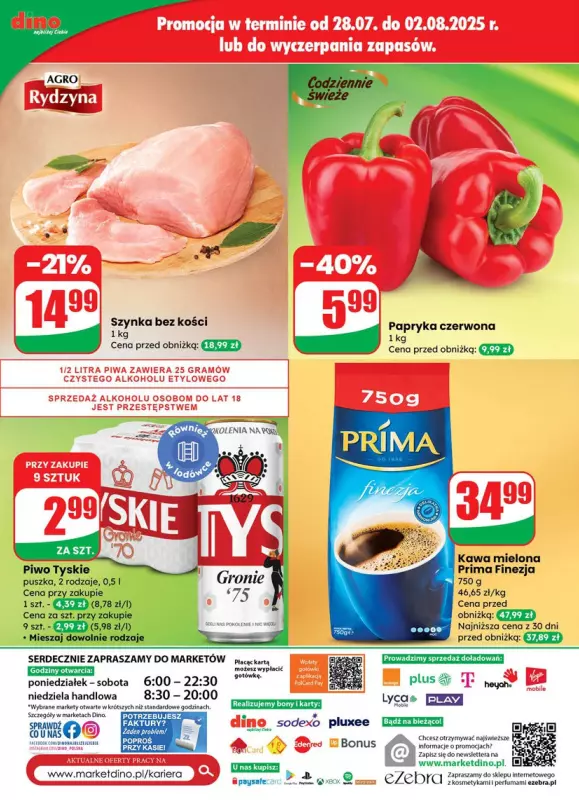 Dino - gazetka promocyjna Gazetka od środy 30.07 do wtorku 05.08 - strona 68