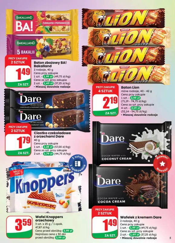 Dino - gazetka promocyjna Gazetka od środy 30.07 do wtorku 05.08 - strona 5