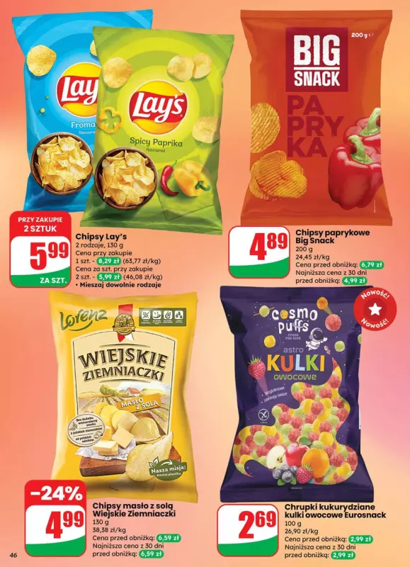 Dino - gazetka promocyjna Gazetka od środy 30.07 do wtorku 05.08 - strona 46