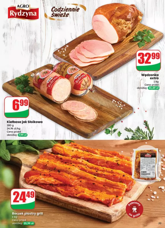 Dino - gazetka promocyjna Gazetka od środy 30.07 do wtorku 05.08 - strona 33