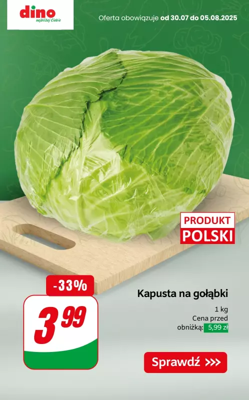 Dino - gazetka promocyjna Warzywa i owoce SUPER PROMOCJE   - strona 3