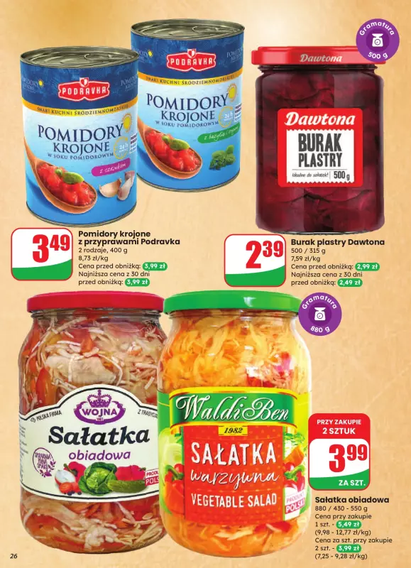 Dino - gazetka promocyjna Gazetka od środy 06.08 do wtorku 12.08 - strona 26