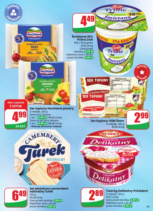 Dino - gazetka promocyjna Gazetka od środy 06.08 do wtorku 12.08 - strona 43
