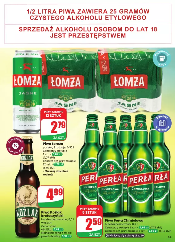 Dino - gazetka promocyjna Gazetka od środy 06.08 do wtorku 12.08 - strona 53