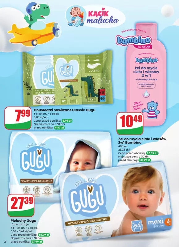 Dino - gazetka promocyjna Gazetka od środy 06.08 do wtorku 12.08 - strona 8