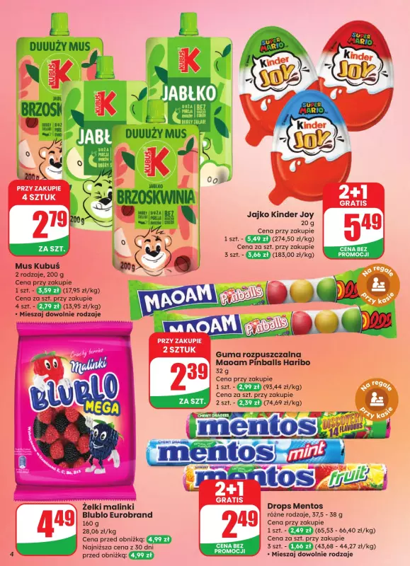 Dino - gazetka promocyjna Gazetka od środy 06.08 do wtorku 12.08 - strona 4