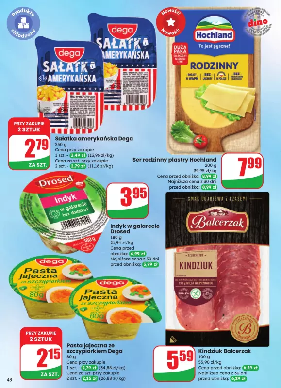 Dino - gazetka promocyjna Gazetka od środy 06.08 do wtorku 12.08 - strona 46