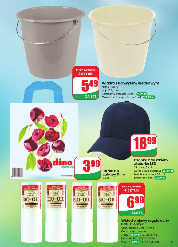 Dino - gazetka promocyjna Gazetka od środy 06.08 do wtorku 12.08 - strona 61
