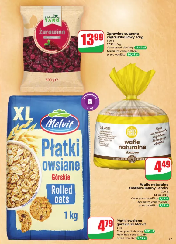 Dino - gazetka promocyjna Gazetka od środy 06.08 do wtorku 12.08 - strona 17