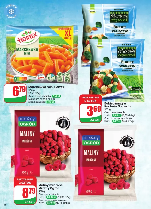 Dino - gazetka promocyjna Gazetka od środy 06.08 do wtorku 12.08 - strona 28