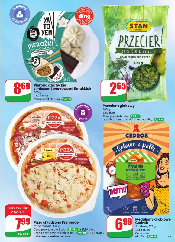 Dino - gazetka promocyjna Gazetka od środy 06.08 do wtorku 12.08 - strona 47