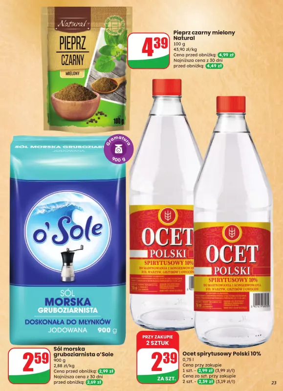 Dino - gazetka promocyjna Gazetka od środy 06.08 do wtorku 12.08 - strona 23