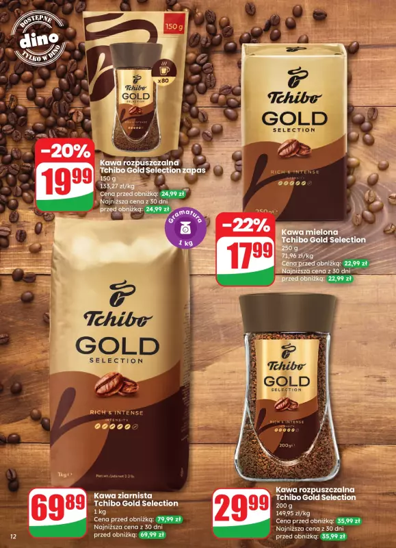 Dino - gazetka promocyjna Gazetka od środy 06.08 do wtorku 12.08 - strona 12