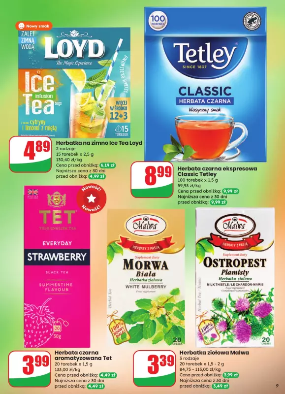 Dino - gazetka promocyjna Gazetka od środy 06.08 do wtorku 12.08 - strona 9