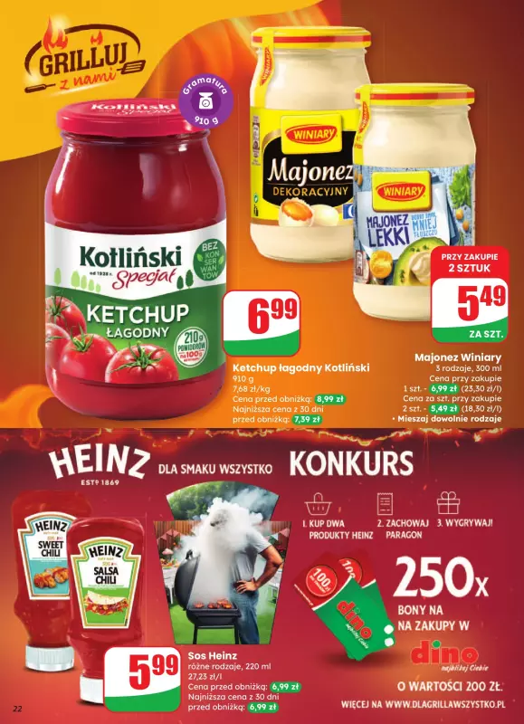 Dino - gazetka promocyjna Gazetka od środy 06.08 do wtorku 12.08 - strona 22
