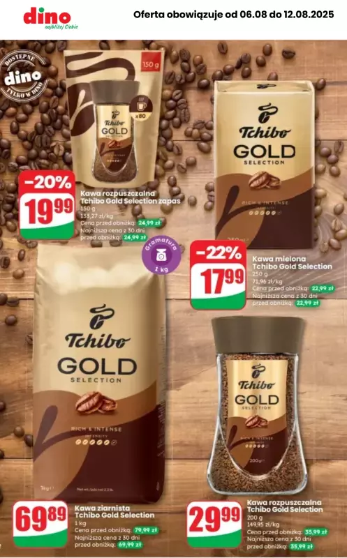 Dino - gazetka promocyjna MEGA promocje! od środy 06.08 do wtorku 12.08 - strona 4