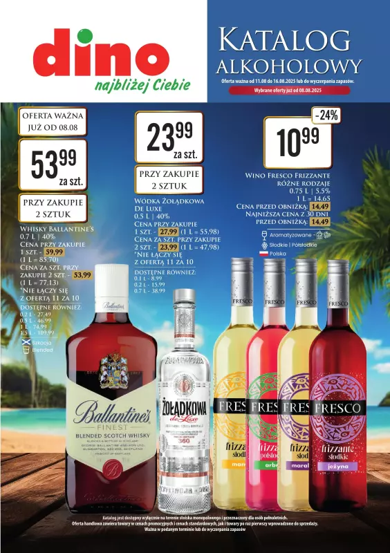 Dino - gazetka promocyjna Katalog alkoholowy  