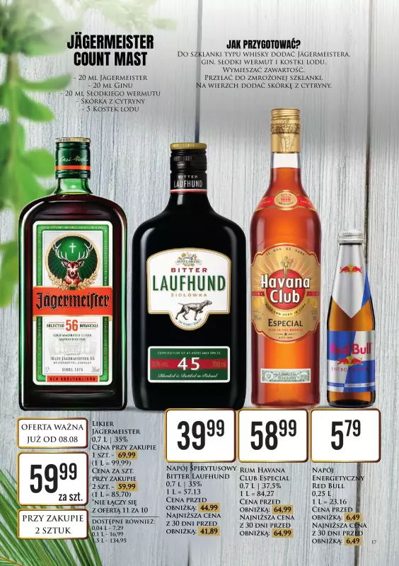 Dino - gazetka promocyjna Katalog alkoholowy od poniedziałku 11.08 do soboty 16.08 - strona 17