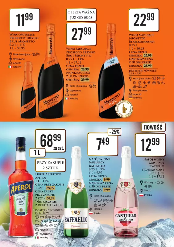 Dino - gazetka promocyjna Katalog alkoholowy od poniedziałku 11.08 do soboty 16.08 - strona 23