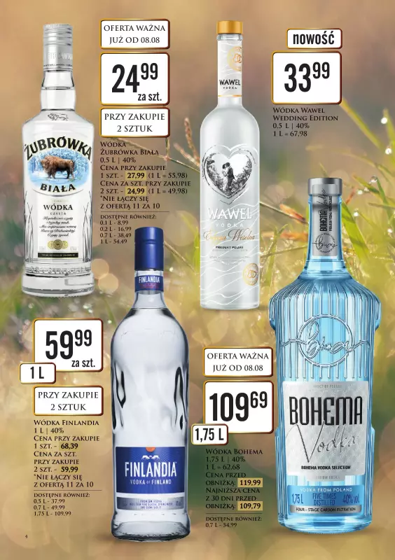 Dino - gazetka promocyjna Katalog alkoholowy od poniedziałku 11.08 do soboty 16.08 - strona 4