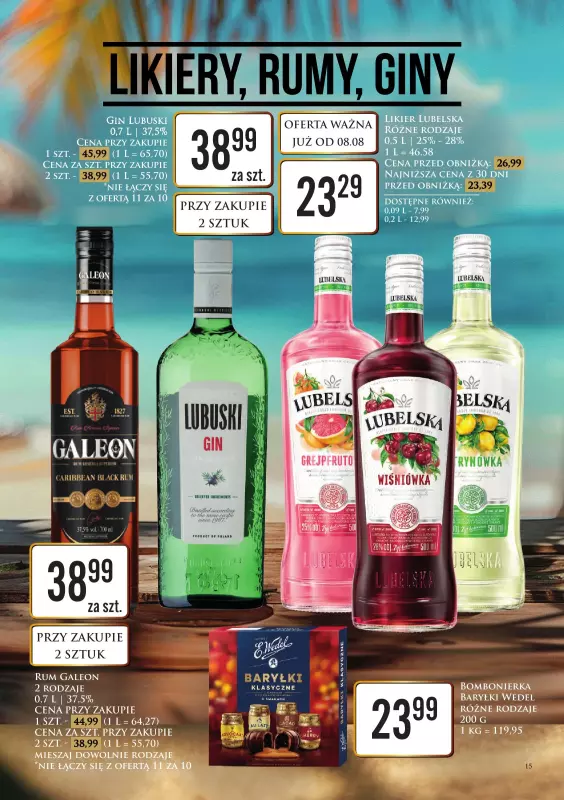 Dino - gazetka promocyjna Katalog alkoholowy od poniedziałku 11.08 do soboty 16.08 - strona 15