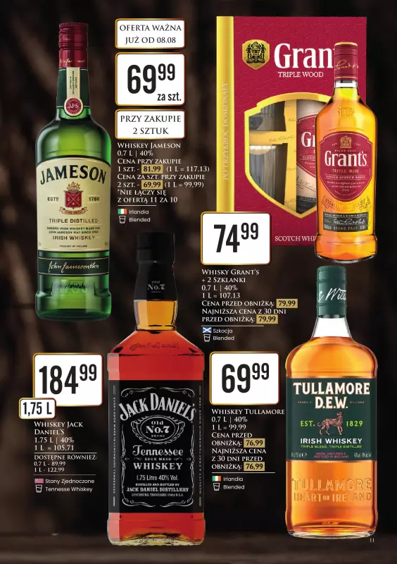 Dino - gazetka promocyjna Katalog alkoholowy od poniedziałku 11.08 do soboty 16.08 - strona 11