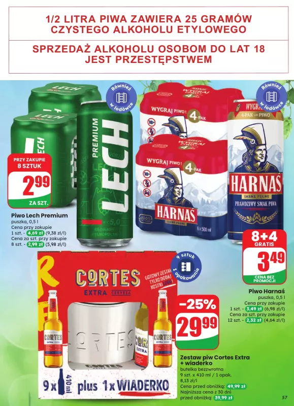 Dino - gazetka promocyjna Gazetka od środy 13.08 do wtorku 19.08 - strona 57
