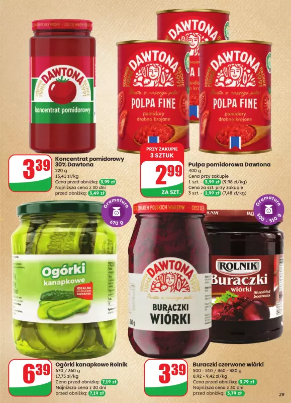 Dino - gazetka promocyjna Gazetka od środy 13.08 do wtorku 19.08 - strona 29
