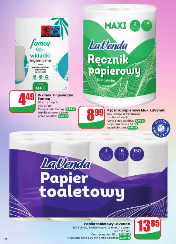 Dino - gazetka promocyjna Gazetka od środy 13.08 do wtorku 19.08 - strona 76