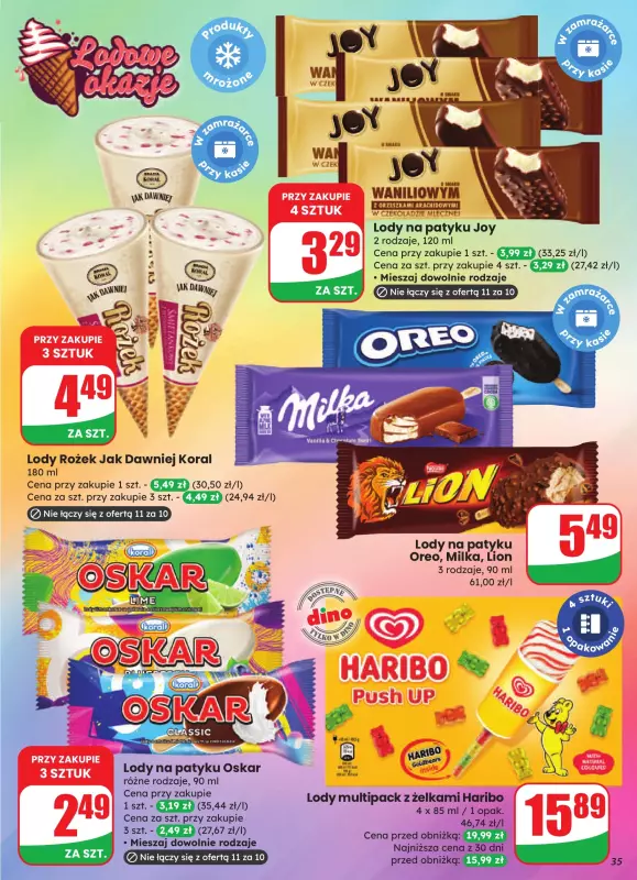 Dino - gazetka promocyjna Gazetka od środy 13.08 do wtorku 19.08 - strona 35