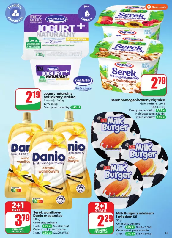 Dino - gazetka promocyjna Gazetka od środy 13.08 do wtorku 19.08 - strona 43