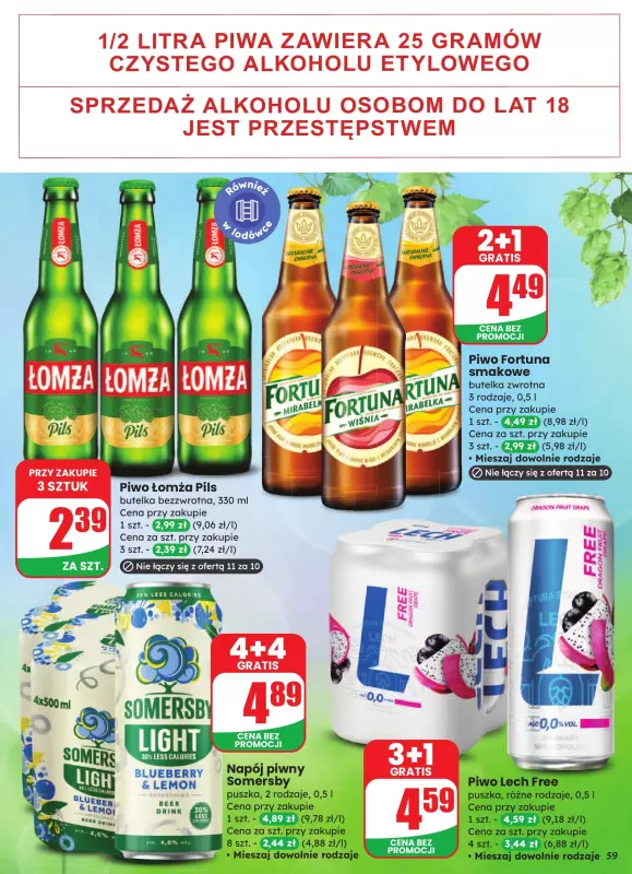 Dino - gazetka promocyjna Gazetka od środy 13.08 do wtorku 19.08 - strona 59