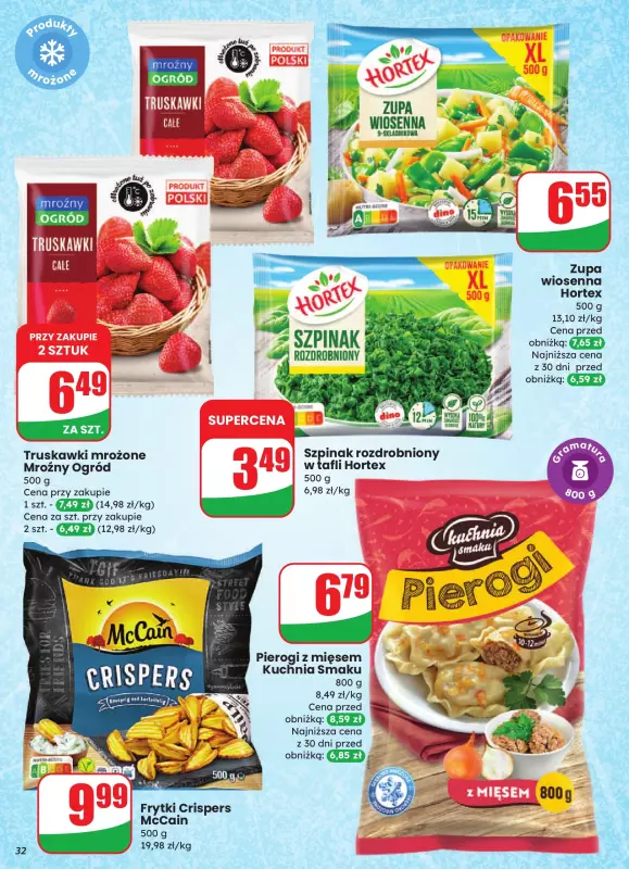 Dino - gazetka promocyjna Gazetka od środy 13.08 do wtorku 19.08 - strona 32