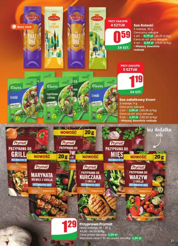 Dino - gazetka promocyjna Gazetka od środy 13.08 do wtorku 19.08 - strona 21