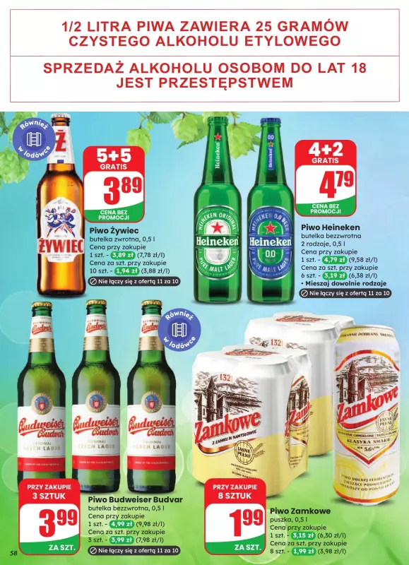 Dino - gazetka promocyjna Gazetka od środy 13.08 do wtorku 19.08 - strona 58