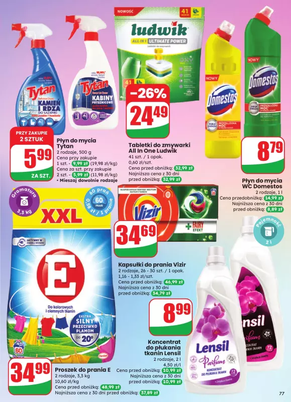 Dino - gazetka promocyjna Gazetka od środy 13.08 do wtorku 19.08 - strona 77