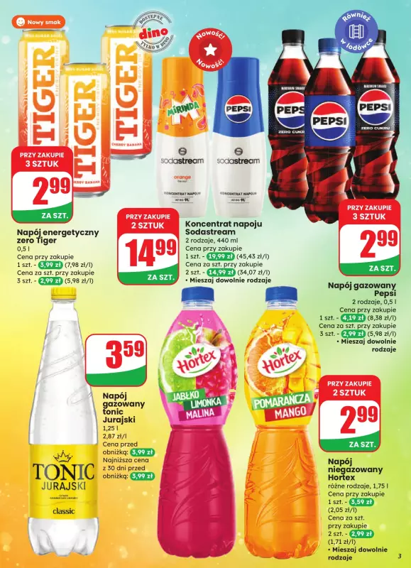 Dino - gazetka promocyjna Gazetka od środy 13.08 do wtorku 19.08 - strona 3