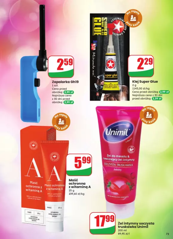 Dino - gazetka promocyjna Gazetka od środy 13.08 do wtorku 19.08 - strona 73