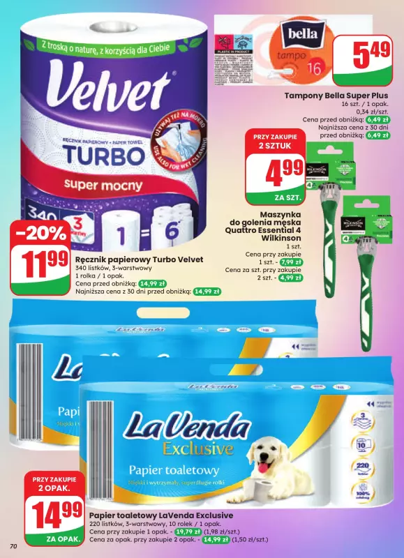 Dino - gazetka promocyjna Gazetka od środy 20.08 do wtorku 26.08 - strona 70