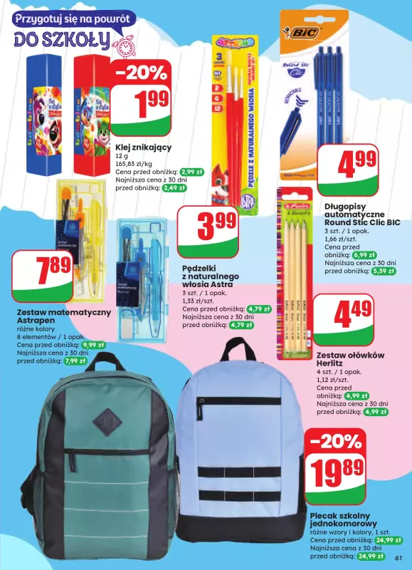 Dino - gazetka promocyjna Gazetka od środy 20.08 do wtorku 26.08 - strona 61
