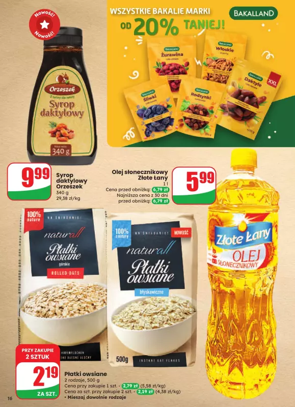 Dino - gazetka promocyjna Gazetka od środy 20.08 do wtorku 26.08 - strona 16