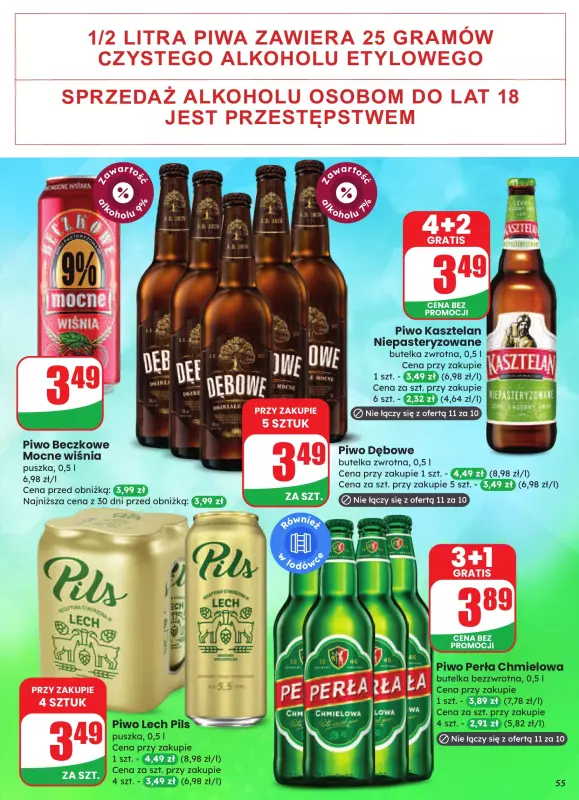 Dino - gazetka promocyjna Gazetka od środy 20.08 do wtorku 26.08 - strona 55