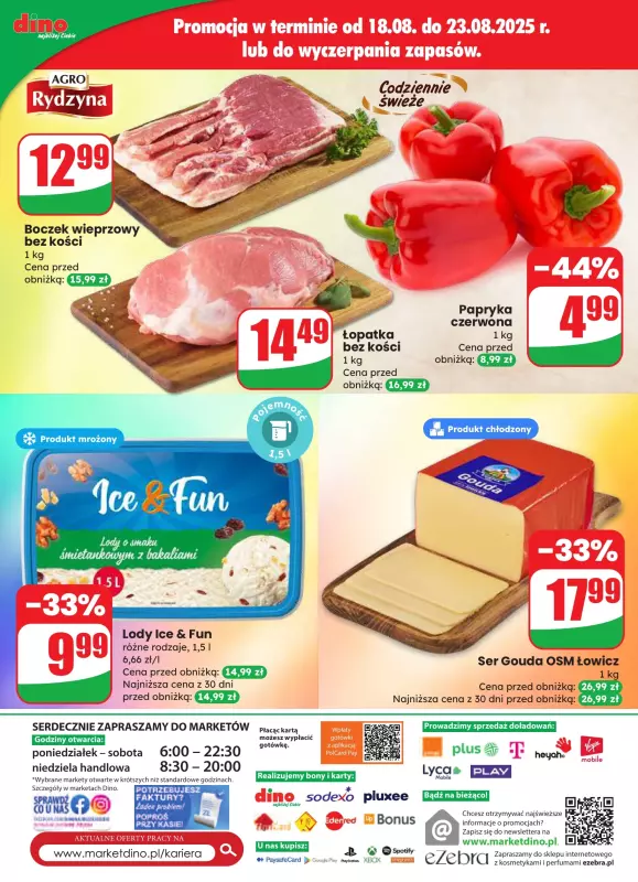 Dino - gazetka promocyjna Gazetka od środy 20.08 do wtorku 26.08 - strona 73
