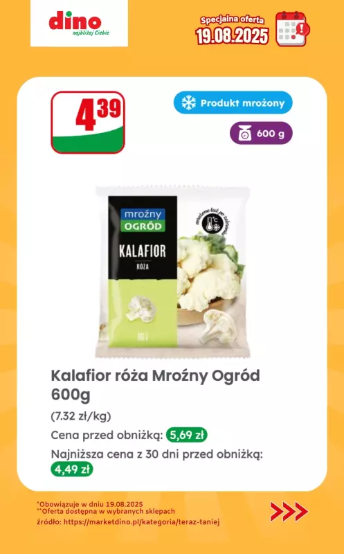 Dino - gazetka promocyjna Specjalna oferta na 19.08.2025 - promocje spoza gazetki od wtorku 19.08 do wtorku 19.08 - strona 8