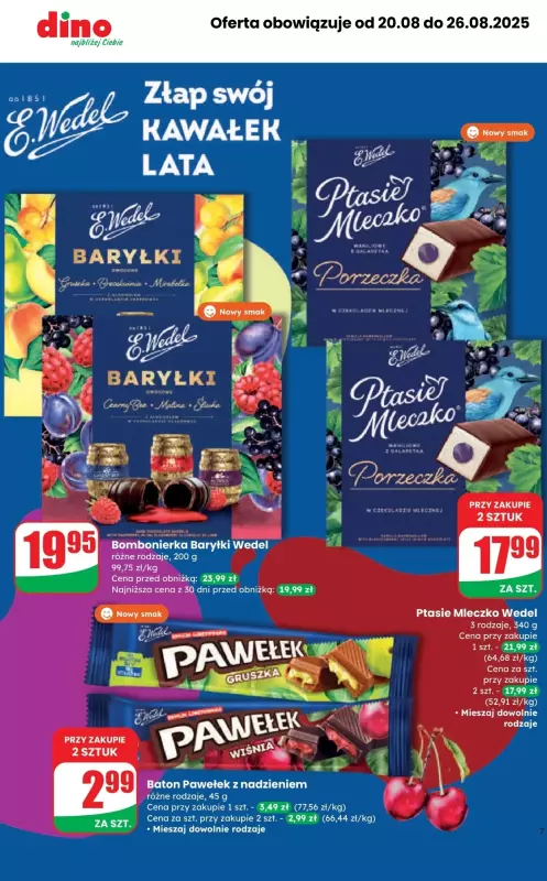 Dino - gazetka promocyjna MEGA promocje! od środy 20.08 do wtorku 26.08 - strona 2