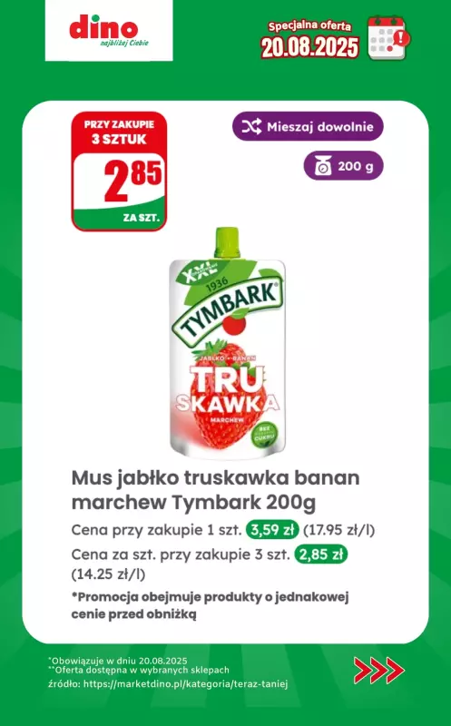 Dino - gazetka promocyjna Specjalna oferta na 20.08.2025 - promocje spoza gazetki od środy 20.08 do środy 20.08 - strona 4
